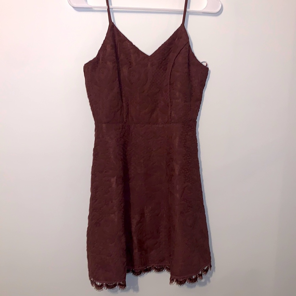 Simple mauve dress